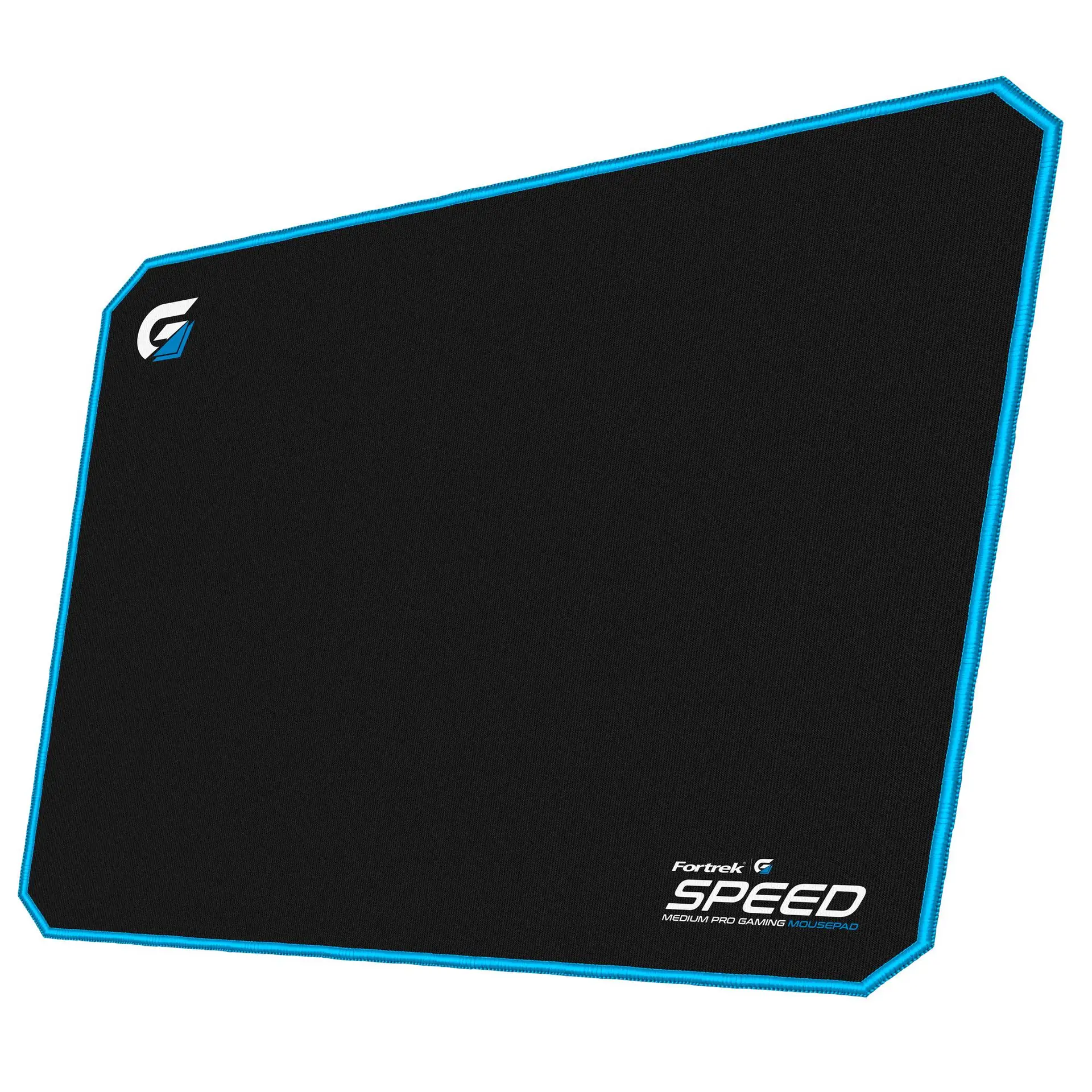 Mouse Pad Gamer Fortrek Speed Médio (320X240mm) Preto/Azul