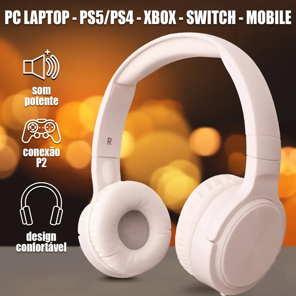 Fone de Ouvido Com Fio Headphone KP-FN626 Knup - Imagem 3