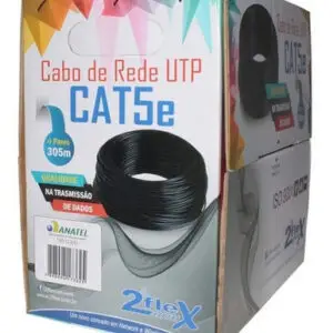 Cabo De Rede Utp Cat5-4p-100% Cobre