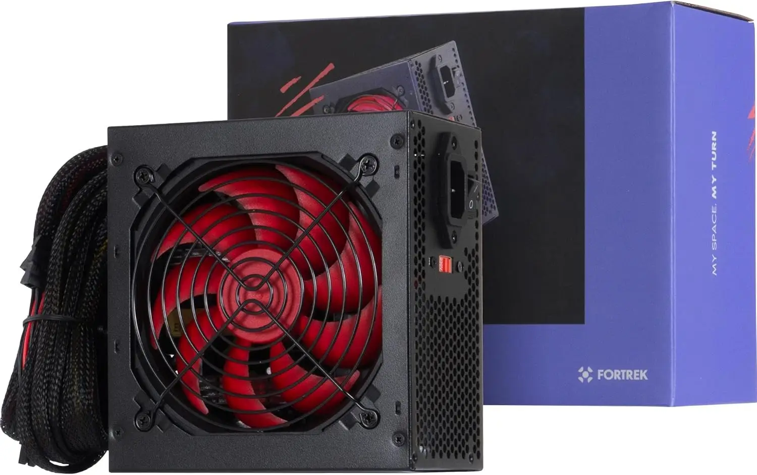 Fonte Gamer ATX 500W Crusader Preta Fortrek - Imagem 2