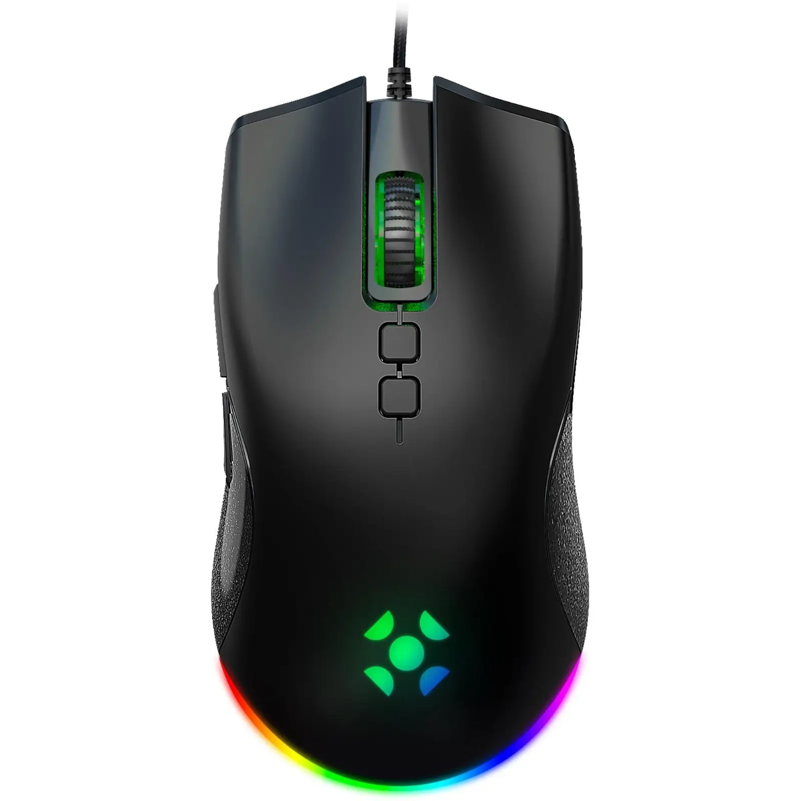 Mouse Gamer Fortrek Blackfire RGB 7200DPI 6 Botões USB Preto - Imagem 4