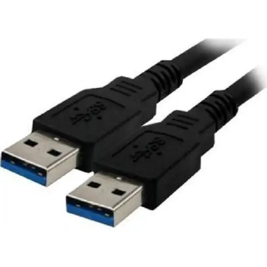 Cabo de Dados USB 3.0 A Macho x USB 3.0 A Macho 1,8m Preto Storm - Imagem 2