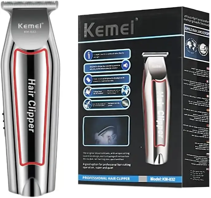 Máquina Acabamento Cabelo Barba Profissional KM-032 Kemei - Imagem 4