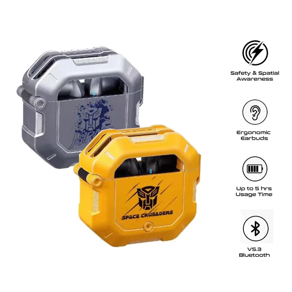 FONE DE OUVIDO BLUETOOTH -Transformers - T12 - Imagem 4