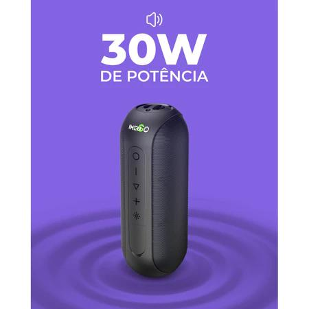 Caixa de Som Imenso X07 30W Bluetooth 5.3 IPX6 Dura 5H RGB - Imagem 3