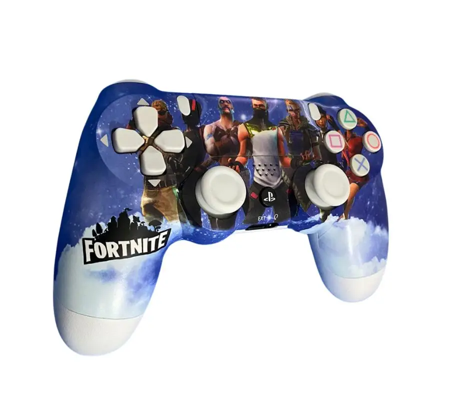 Controle Compatível PS4 Personalizado Sem Fio Kratos Mário Fortnite e Homem Aranha