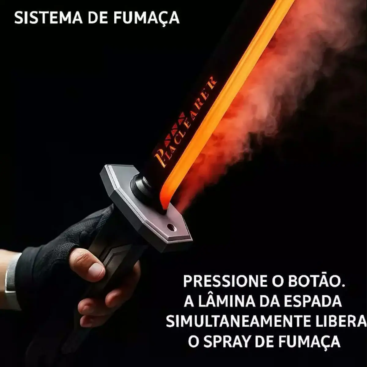 Katana de LED com Som e Efeito de Fumaça 83cm - Imagem 4