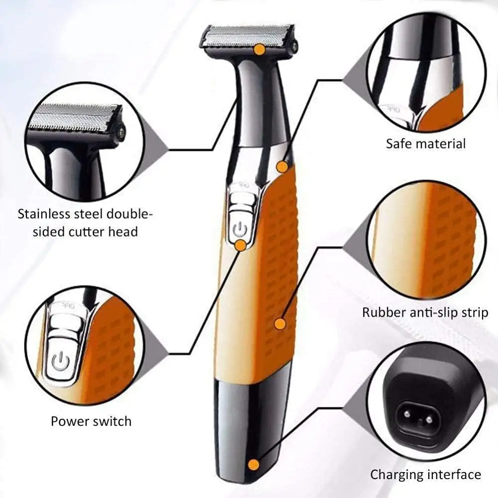 Aparador De Pelos Profissional Kemei KM-1910 A Prova D'Água - Imagem 2