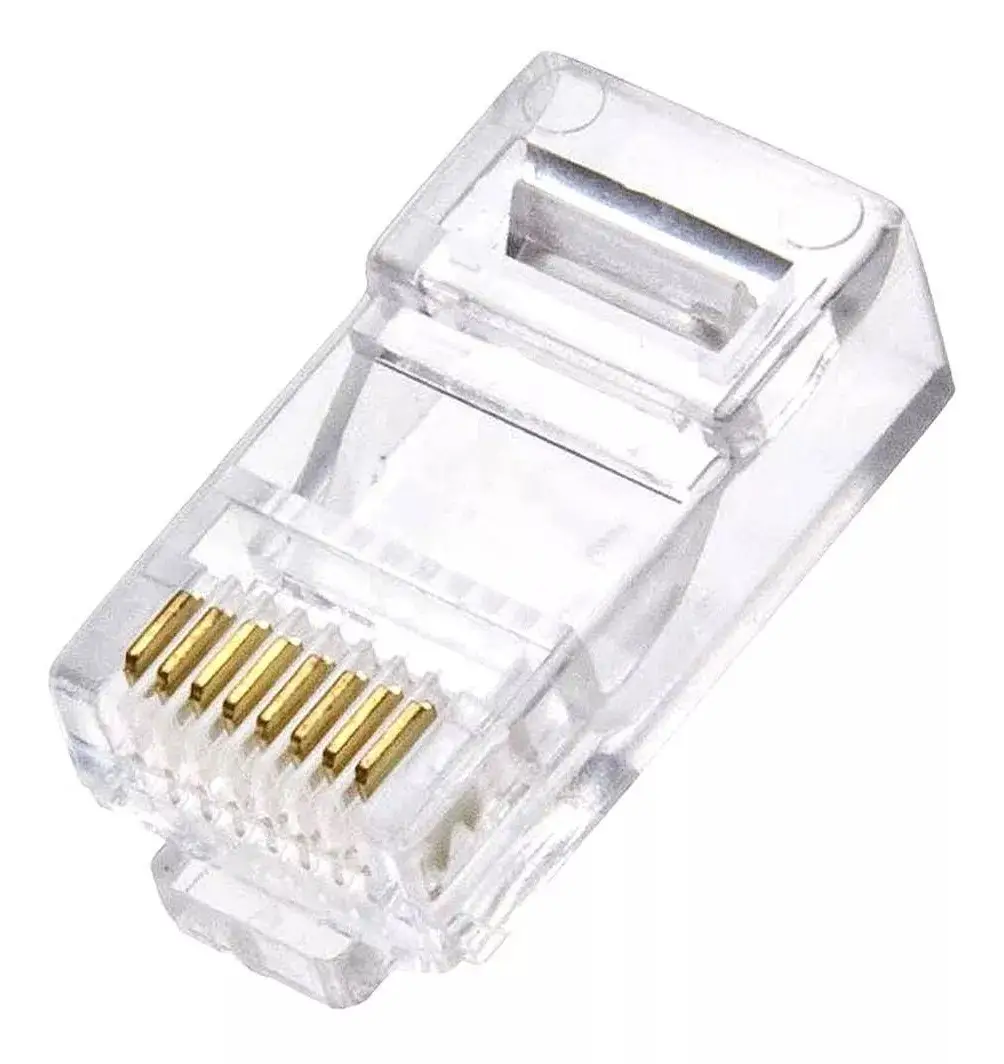 Conector Macho RJ45 - 100 unidades