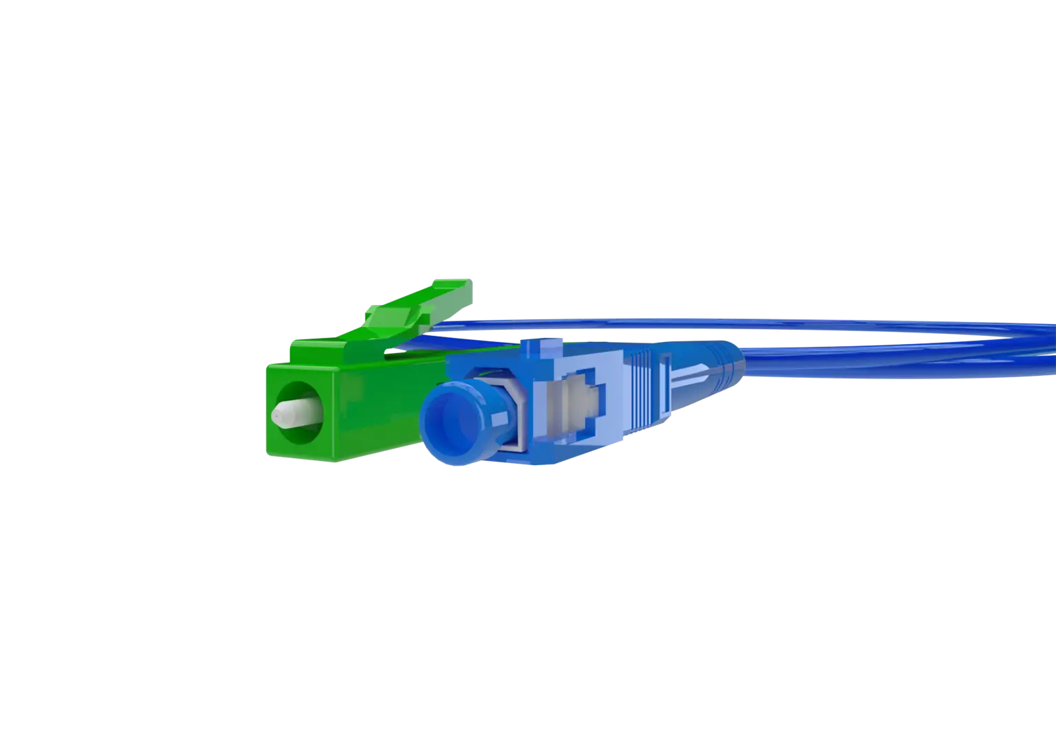 CORDAO OPTICO SIMPLEX LC/APC - SC/UPC 2M