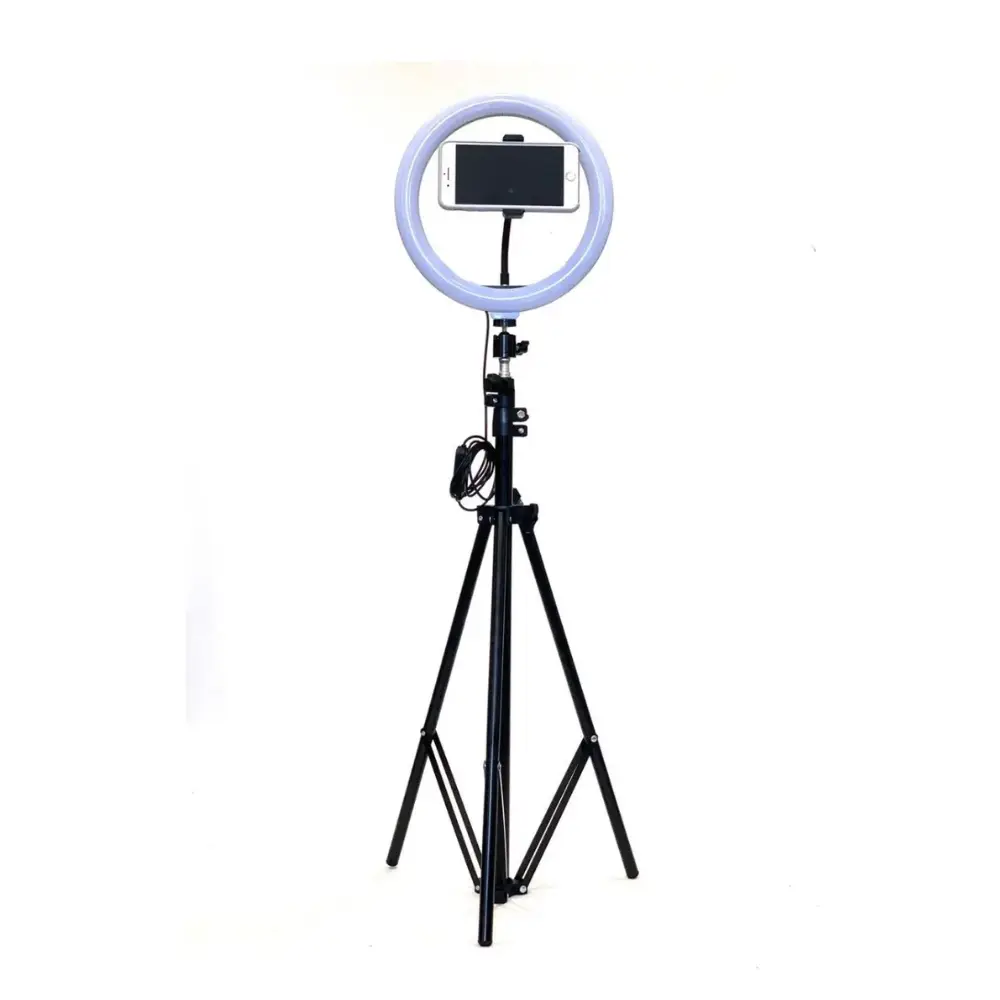 Suporte Ring Light Premium de Chão 10 Pol 11W 110cm AC379