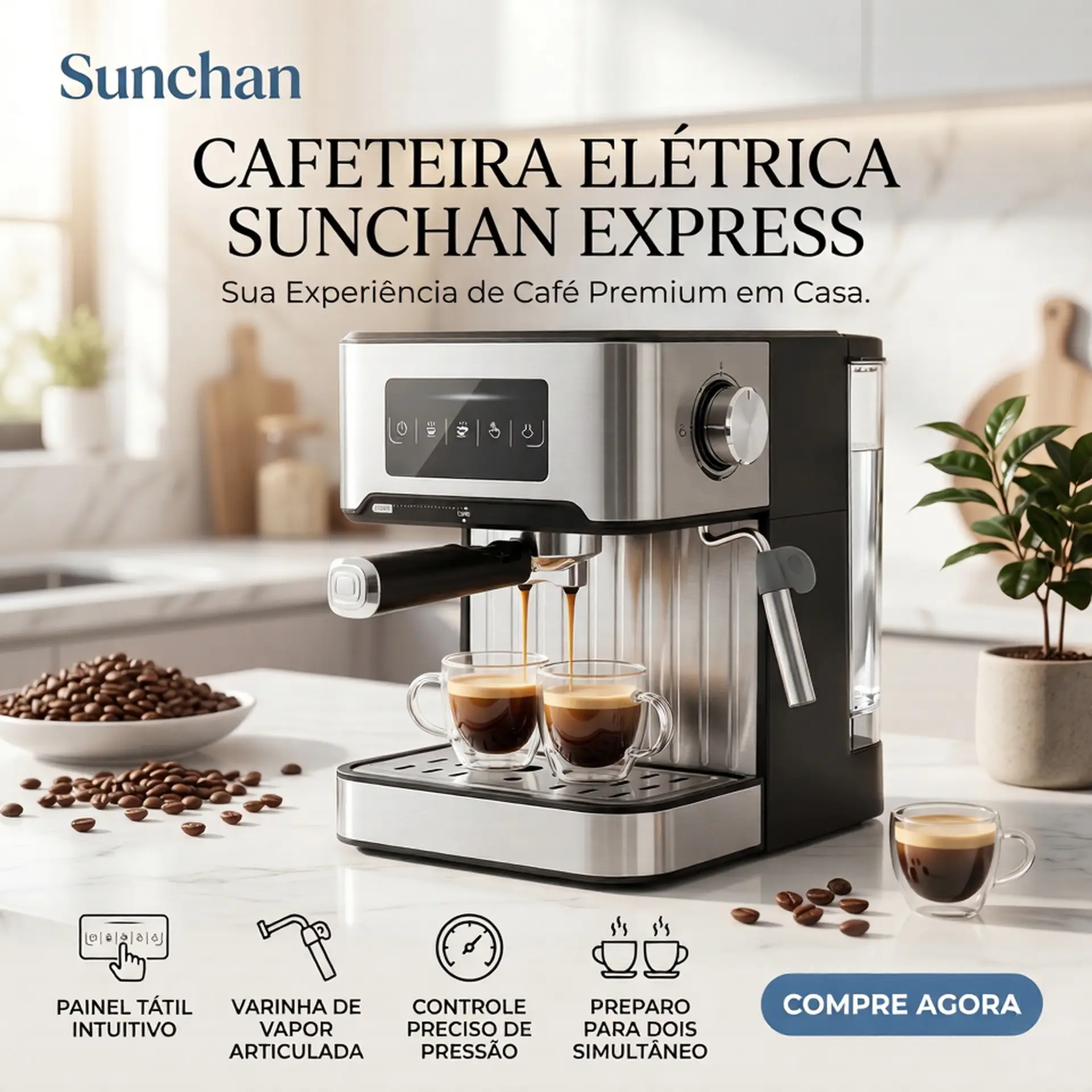 CAFETEIRA EXPRESSO 110V-127V