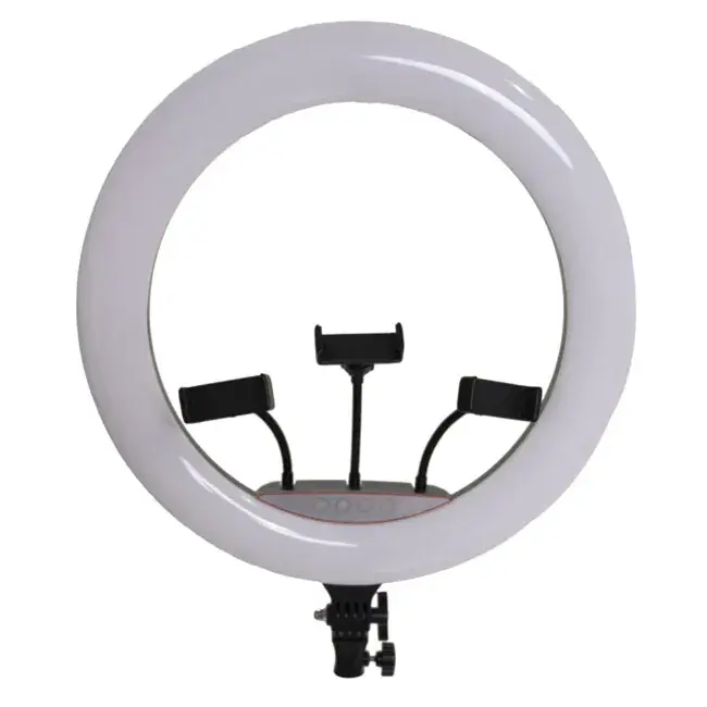 Ring Light LED 18'' RGB 46CM Light Live Tripé Resistente - Imagem 6