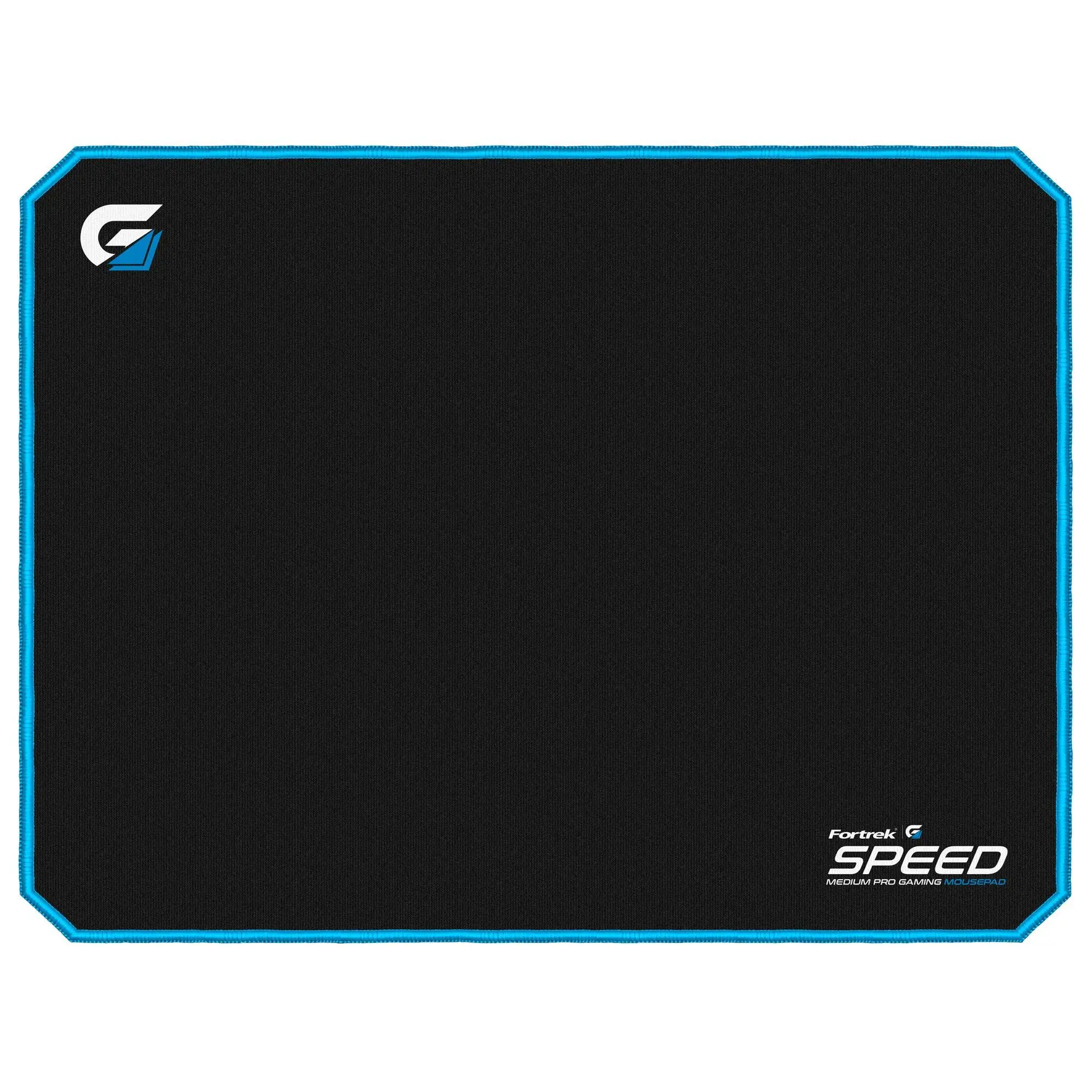 Mouse Pad Gamer Fortrek Speed Médio (320X240mm) Preto/Azul - Imagem 3