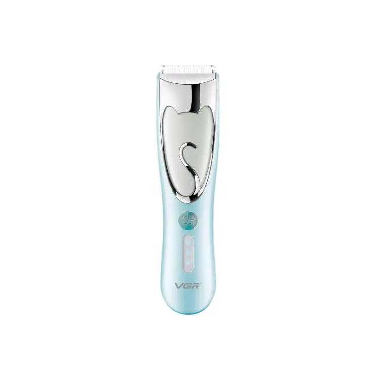 Máquina De Tosar Profissional De Pelos De Pet IPX7 Com Tela LED VGR OIV-203