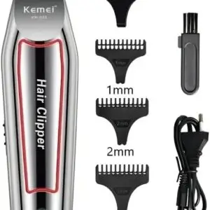 Máquina Acabamento Cabelo Barba Profissional KM-032 Kemei