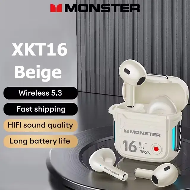 Fone de Ouvido Sem Fio Monster Airmars XKT16 Blutooth 5.3 - Imagem 4