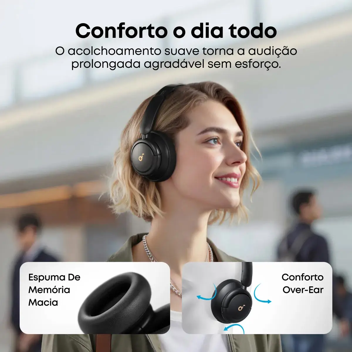 FONE DE OUVIDO SOUNDCORE Q30 BLACK ANKER - Imagem 6