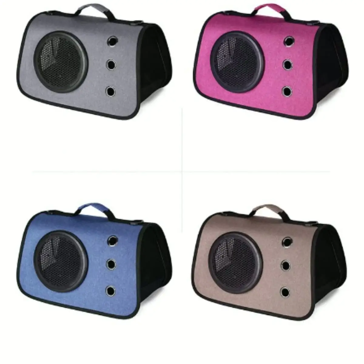 Bolsa de Transporte Pet Premium Pequena com Visor de Acrílico - Imagem 4