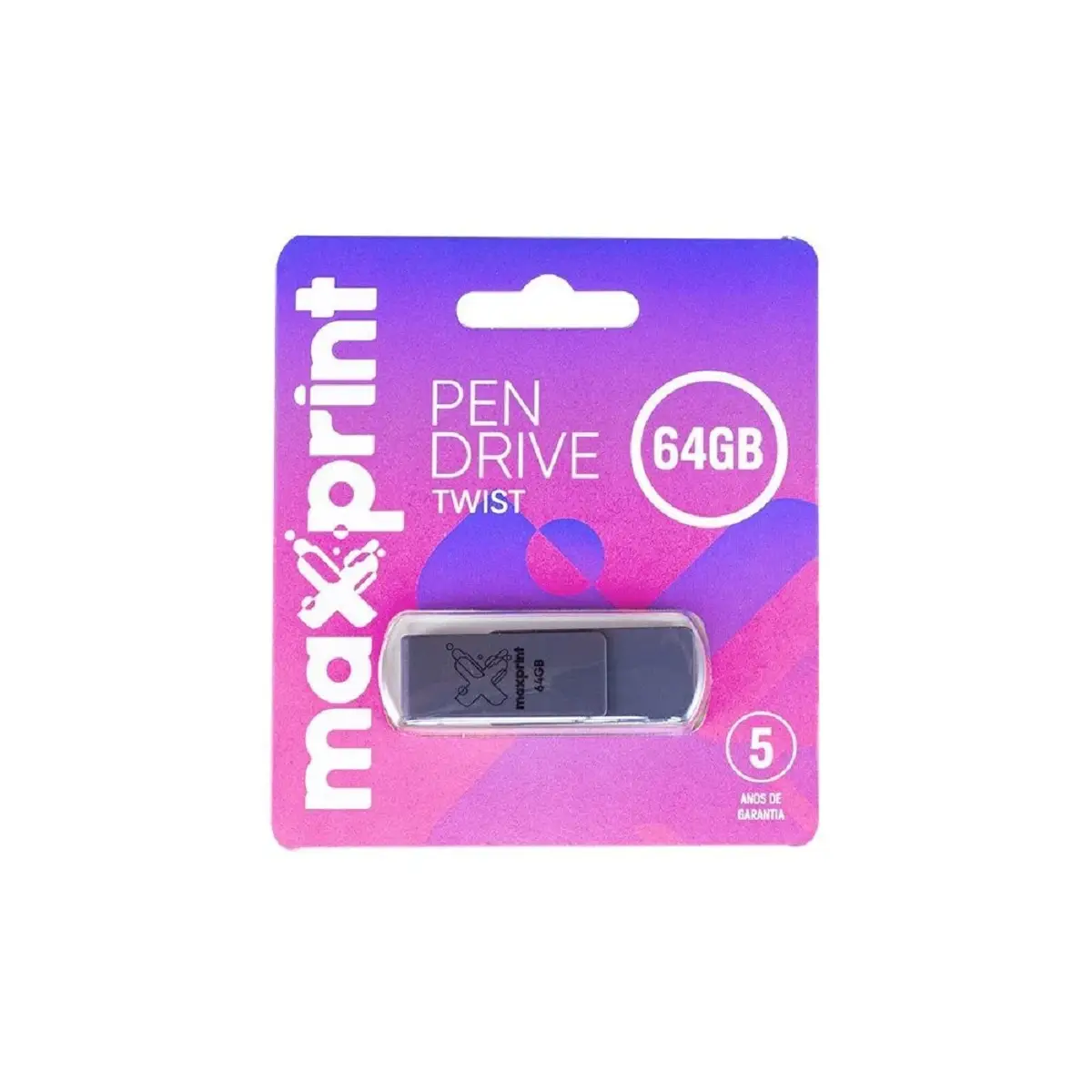 Pen drive Maxprint 64GB Twister