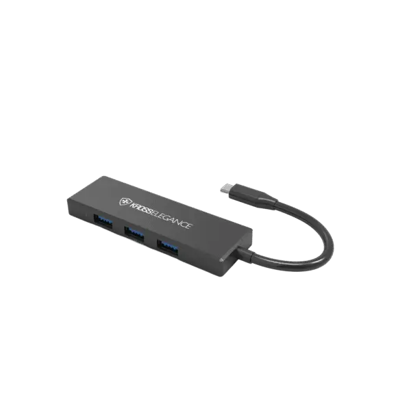 Hub Adaptador Kross 5 em 1 Usb-C para 4 USB 3.0 KE-UC4163