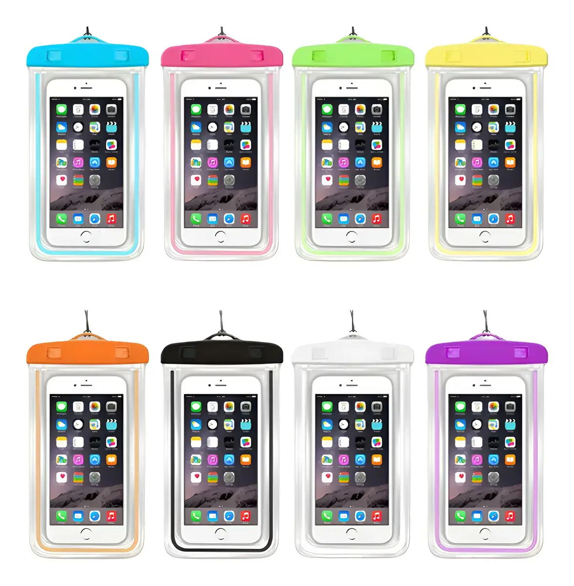 Capa Prova D'Agua Protetora Para Celular B-Max Transparente - Imagem 2