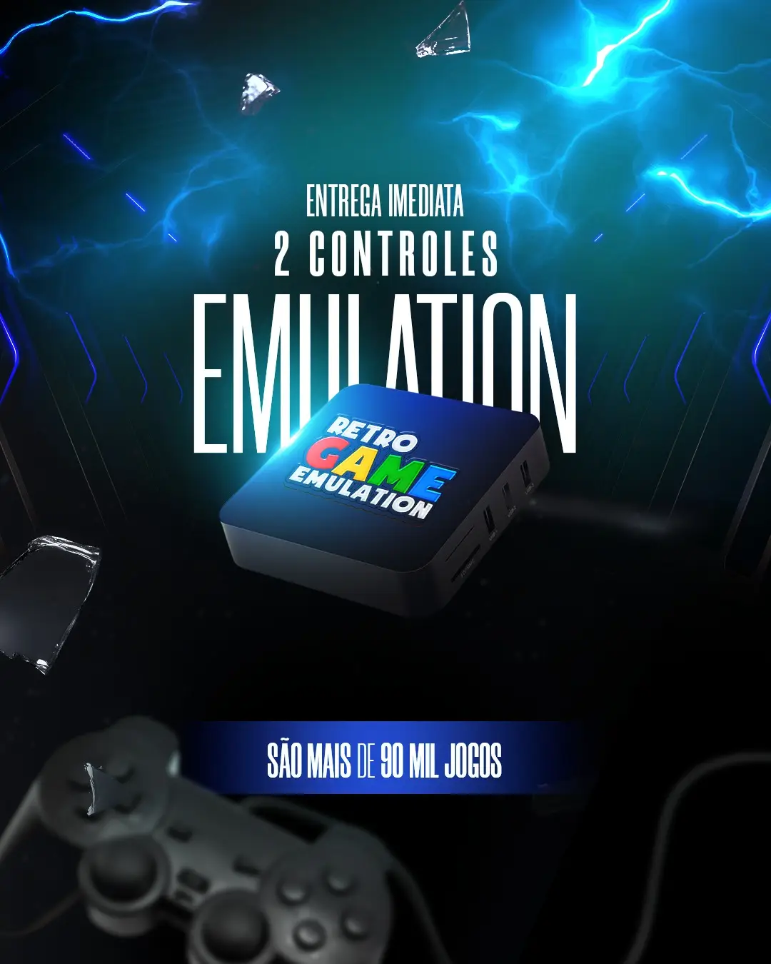 Game stick Emulador 90 mil jogos - Imagem 2