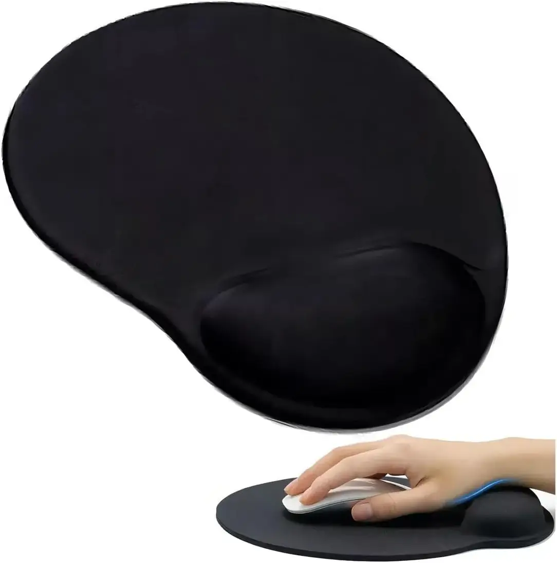 Mouse Pad Com Apoio Para Pulso Gel B-max 22x26x1.5 Preto - Imagem 3