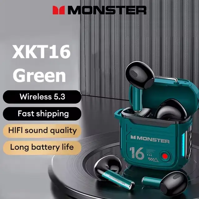 Fone de Ouvido Sem Fio Monster Airmars XKT16 Blutooth 5.3 - Imagem 3