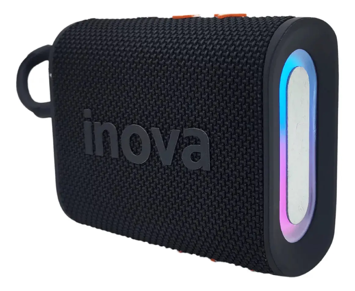 Caixa De Som Speaker Bluetooth Prova D'Agua Preto RAD-12419