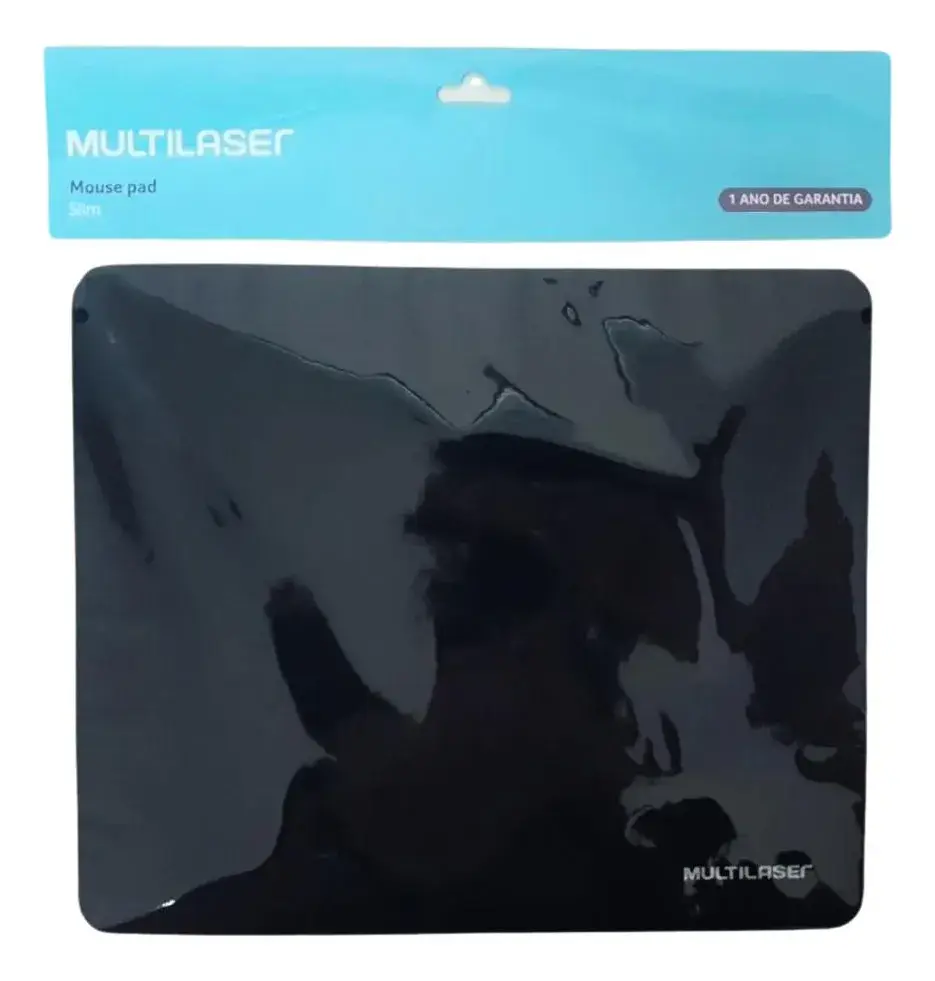 Mouse Pad Slim Standard Multilaser Preto - AC027