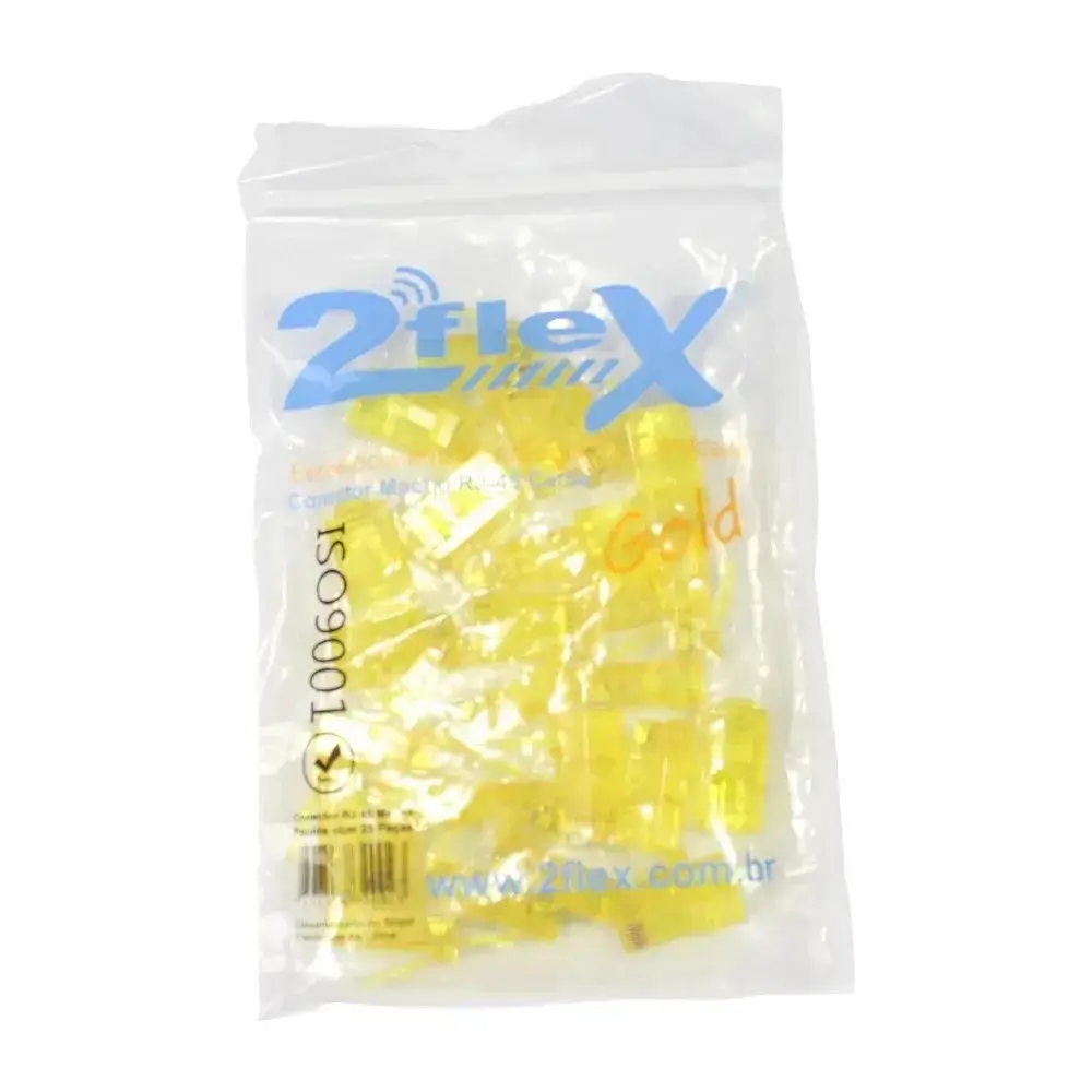 Conector Macho RJ45 Gold - Unidade