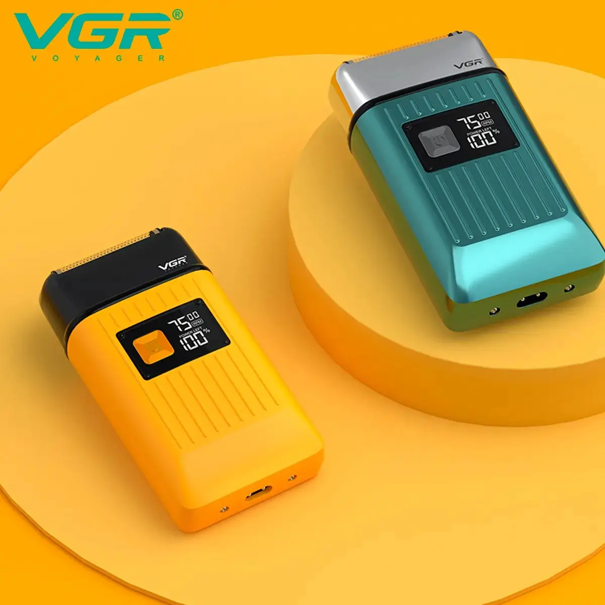 Máquina De Barbear Profissional Vgr Sem Fio V-357 - Imagem 4