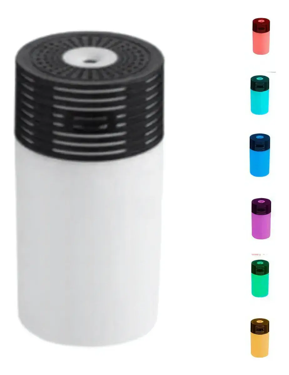 Mini Umidificador Difusor Ar Led 7 Cores B-Max Portátil Usb - Imagem 2
