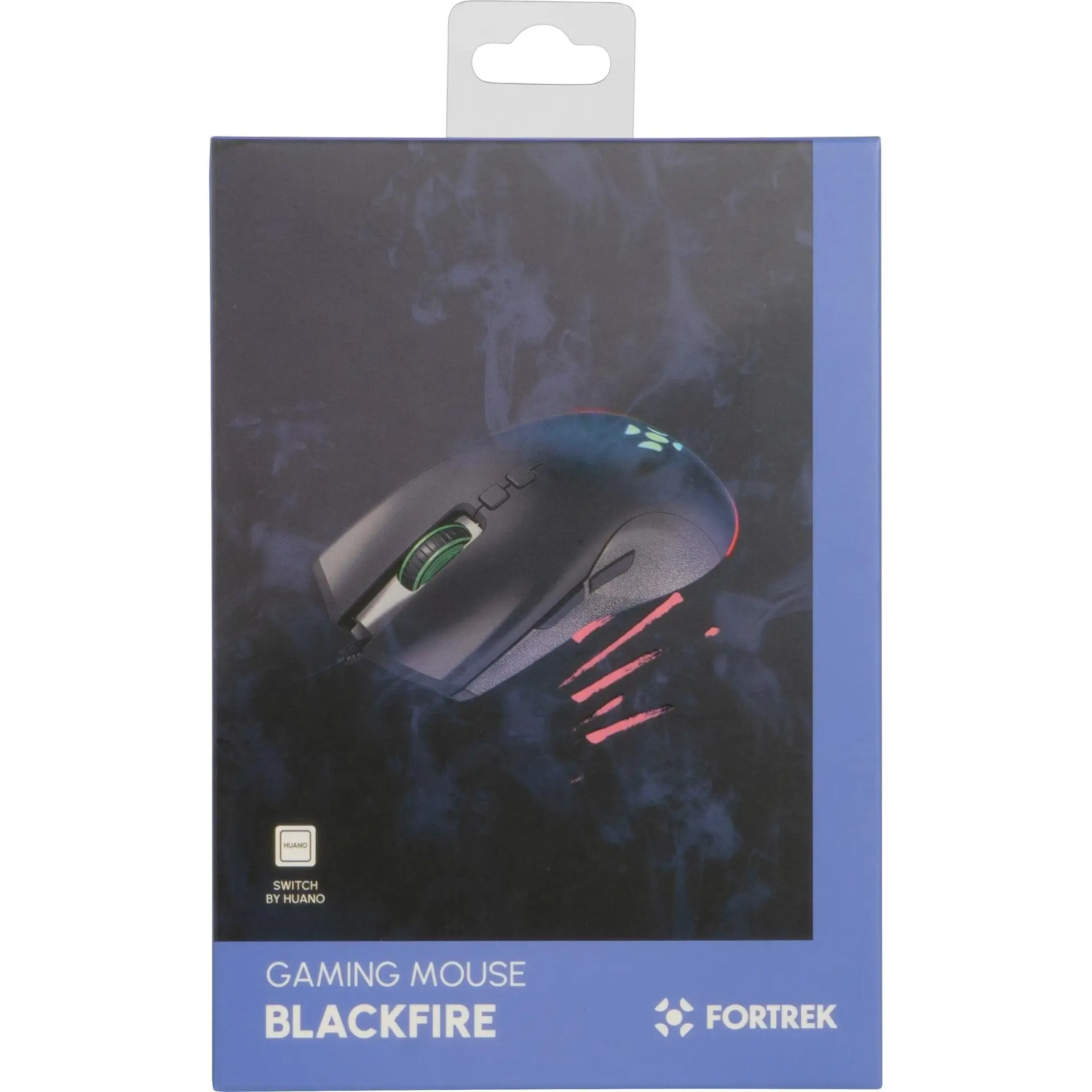 Mouse Gamer Fortrek Blackfire RGB 7200DPI 6 Botões USB Preto - Imagem 3