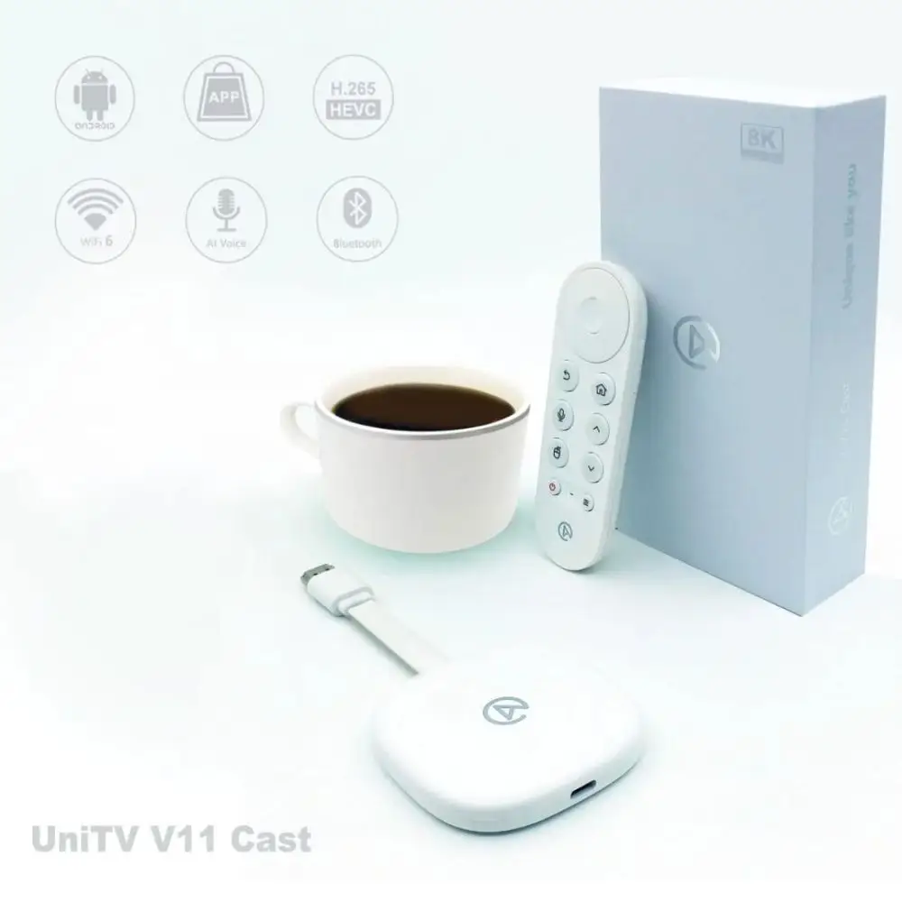 Receptor UniTV V11 8K Ultra HD TvBox Com Comando de Voz Wifi - Imagem 6