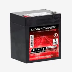 Bateria Estacionária VRLA 12V 4,5Ah Mod.UP1245