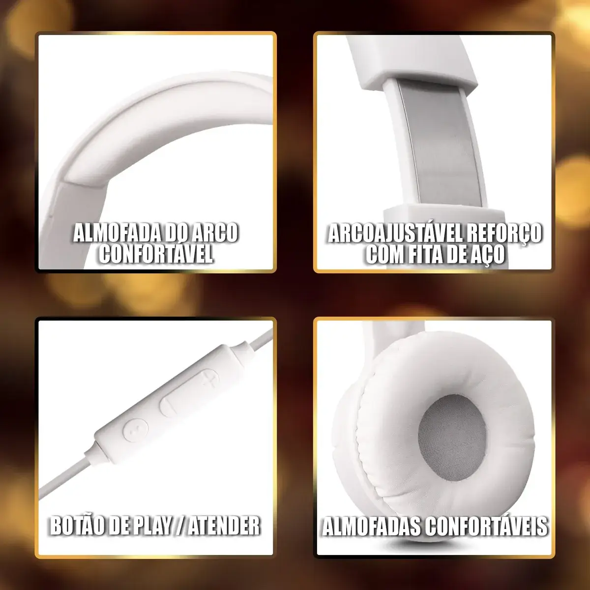 Fone de Ouvido Com Fio Headphone KP-FN626 Knup - Imagem 5