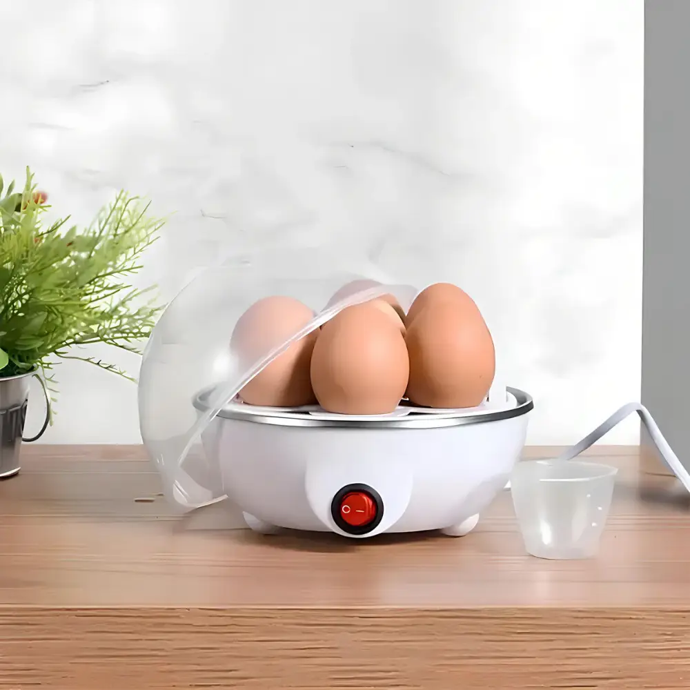 EGG BOILER COOKER STEAMER HOME KITCHEN - Imagem 4