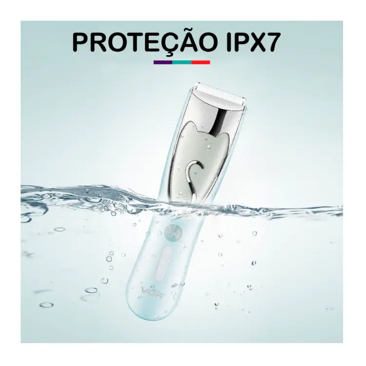 Máquina De Tosar Profissional De Pelos De Pet IPX7 Com Tela LED VGR OIV-203 - Imagem 6