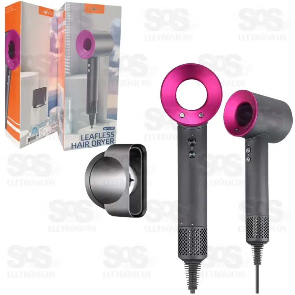 Secador De Cabelo Profissional 110V Ar Quente e Frio Inova