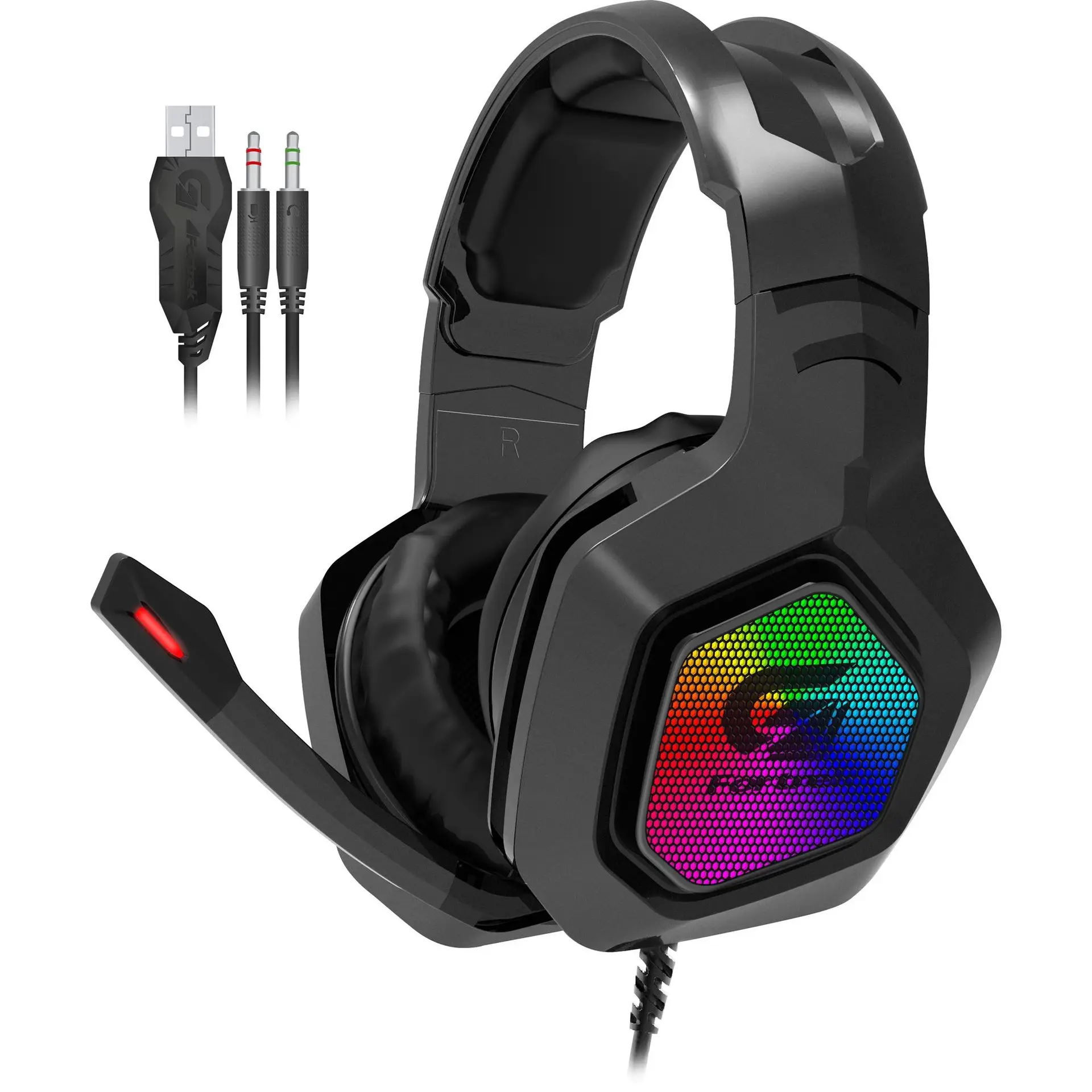 Headset Gamer Fortrek G Black Hawk, RGB, Preto
