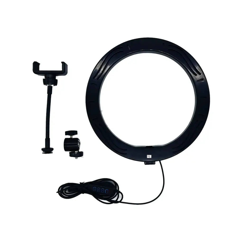 Suporte Ring Light Premium de Chão 10 Pol 11W 110cm AC379 - Imagem 4
