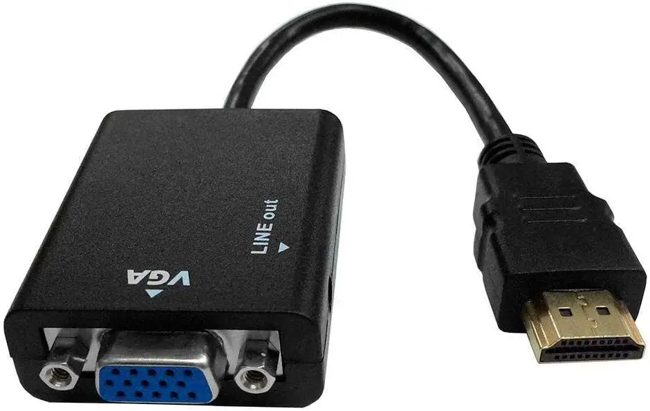 Conversor Com Saida de Audio HDMI X VGA Preto Storm ADAP0074 - Imagem 2