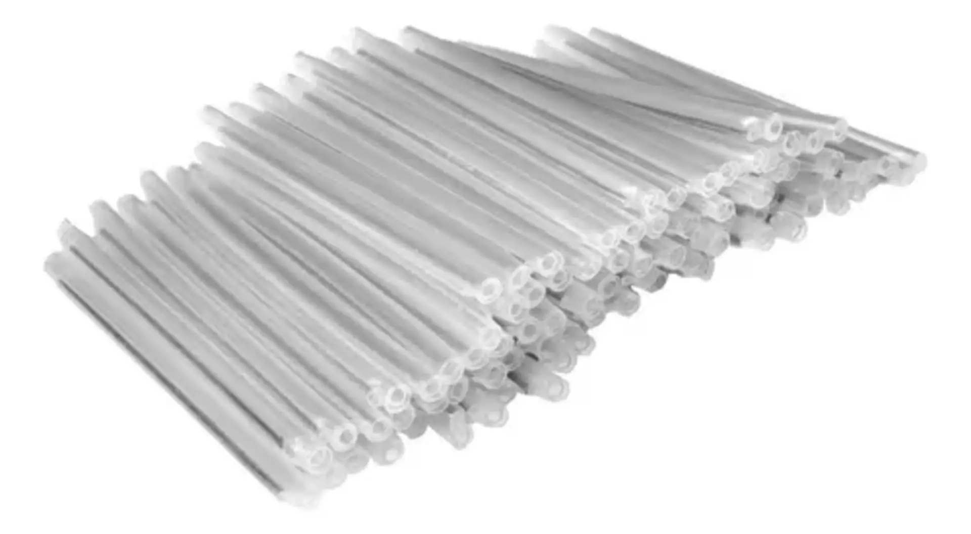 KIT 100 Protetor Emenda Fusão Tubete Fibra Óptica 60mm - Imagem 4