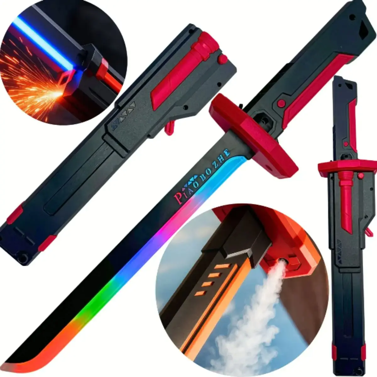 Espada Sparkblade Luz Antiniebla com Efeito Fumaça LED (48cm) - Imagem 2