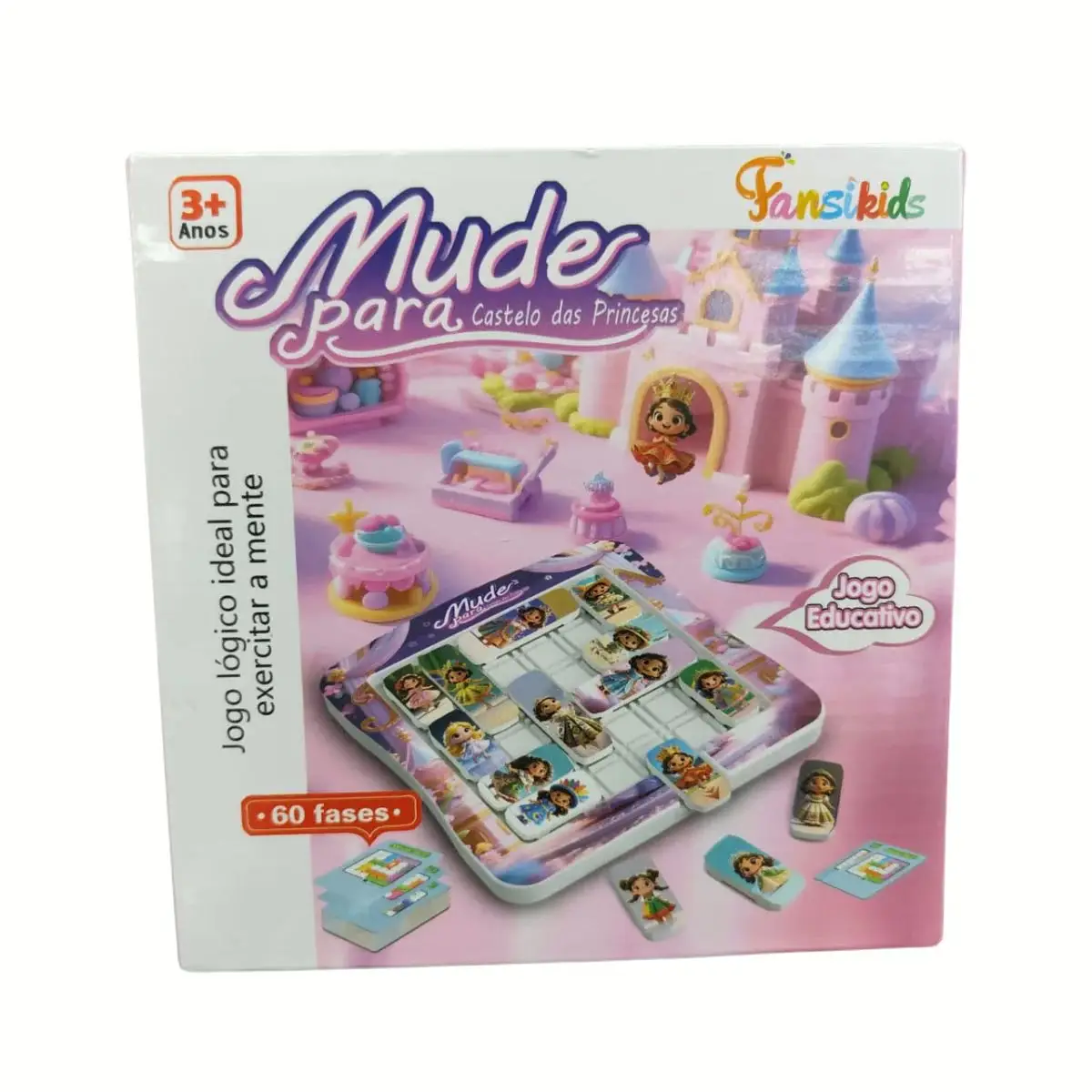 Jogo Lógico Fansikids Princesas 60 Fases Educativo Infantil - Imagem 2