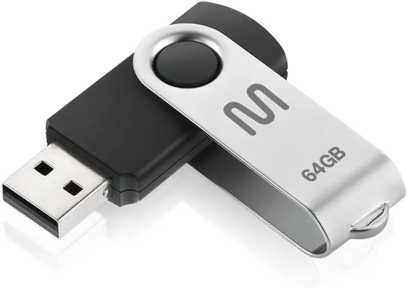 Pendrive Multilaser Twist Pd590 64gb 2.0 Preto E Prateado