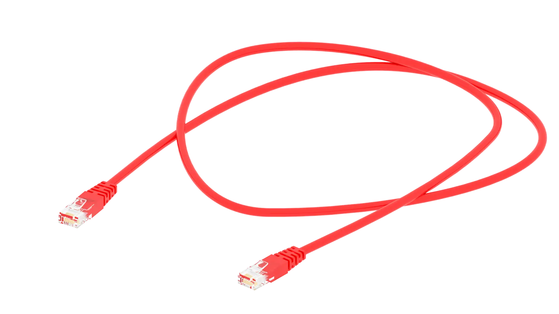 Patch Cord UTP Cat5E 5 Metros Vermelho