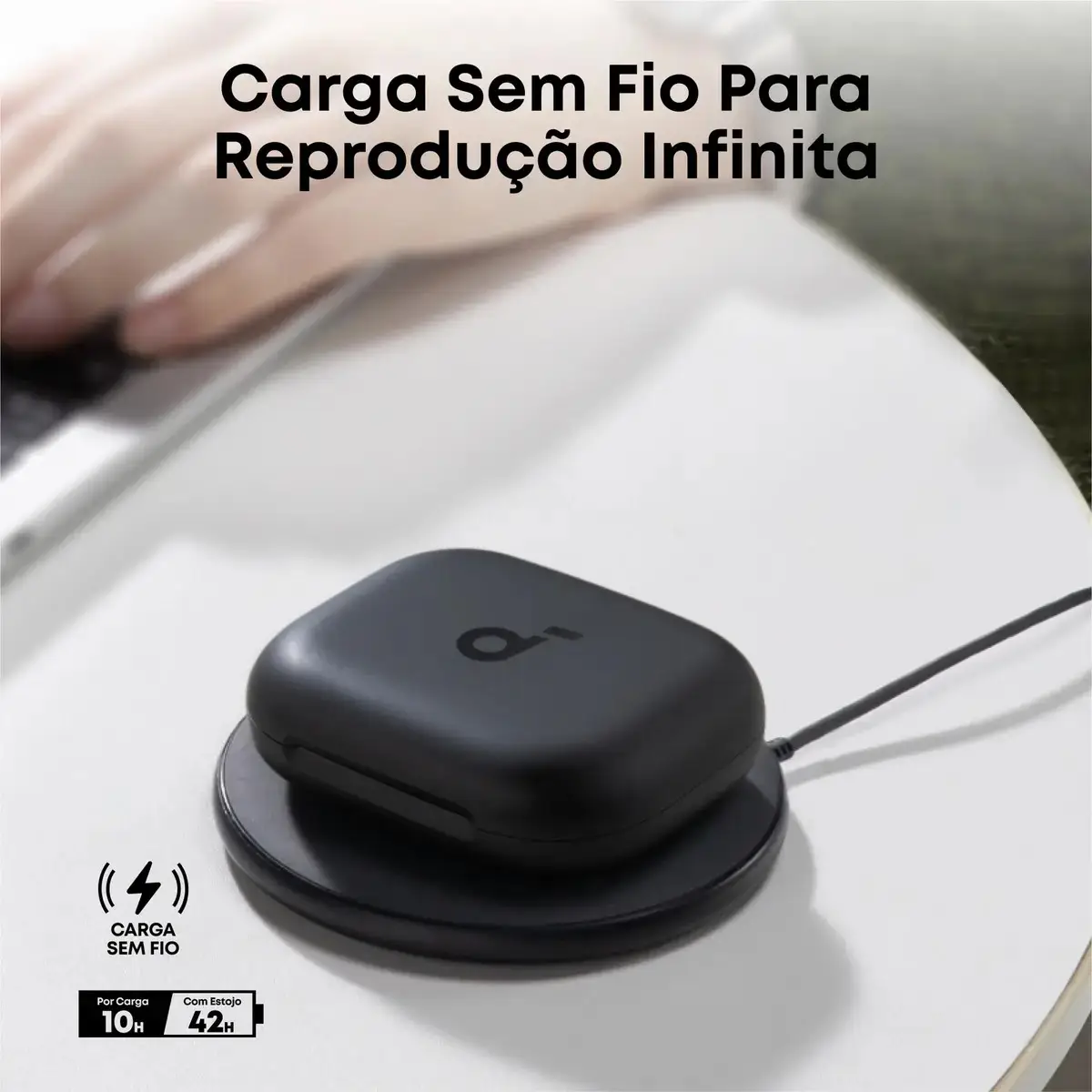 FONE DE OUVIDO SOUNDCORE AEROFIT 2 PRETO ANKER - Imagem 6